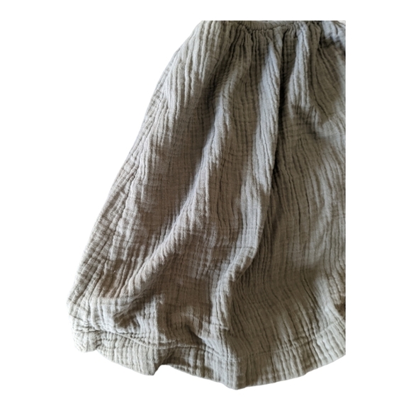 Aerie Pool-To-Party Crochet Halter Mini Dress Women's XS/TP Washed Olive Green - Picture 8 of 15